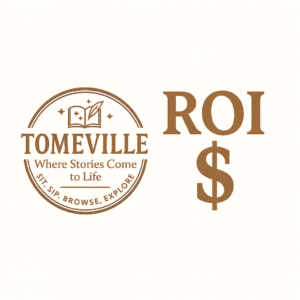 Tomeville logo and ROI
